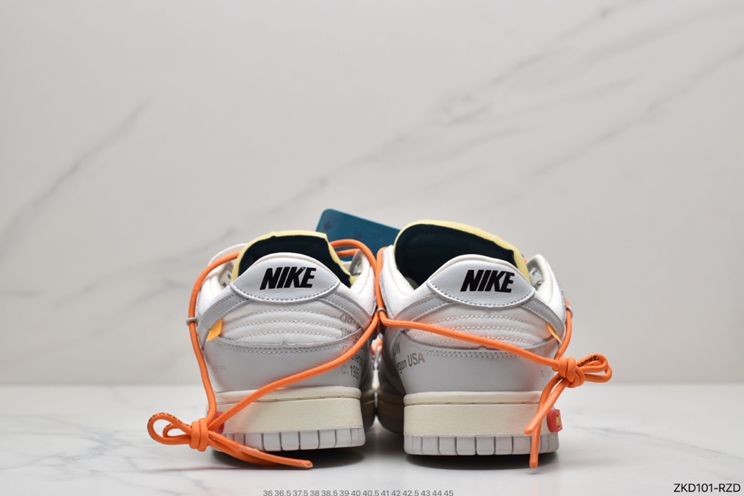 280 Off-White x Nike SB Dunk Low”The 10/50” OW灰白 扣篮板鞋 DJ0950-109