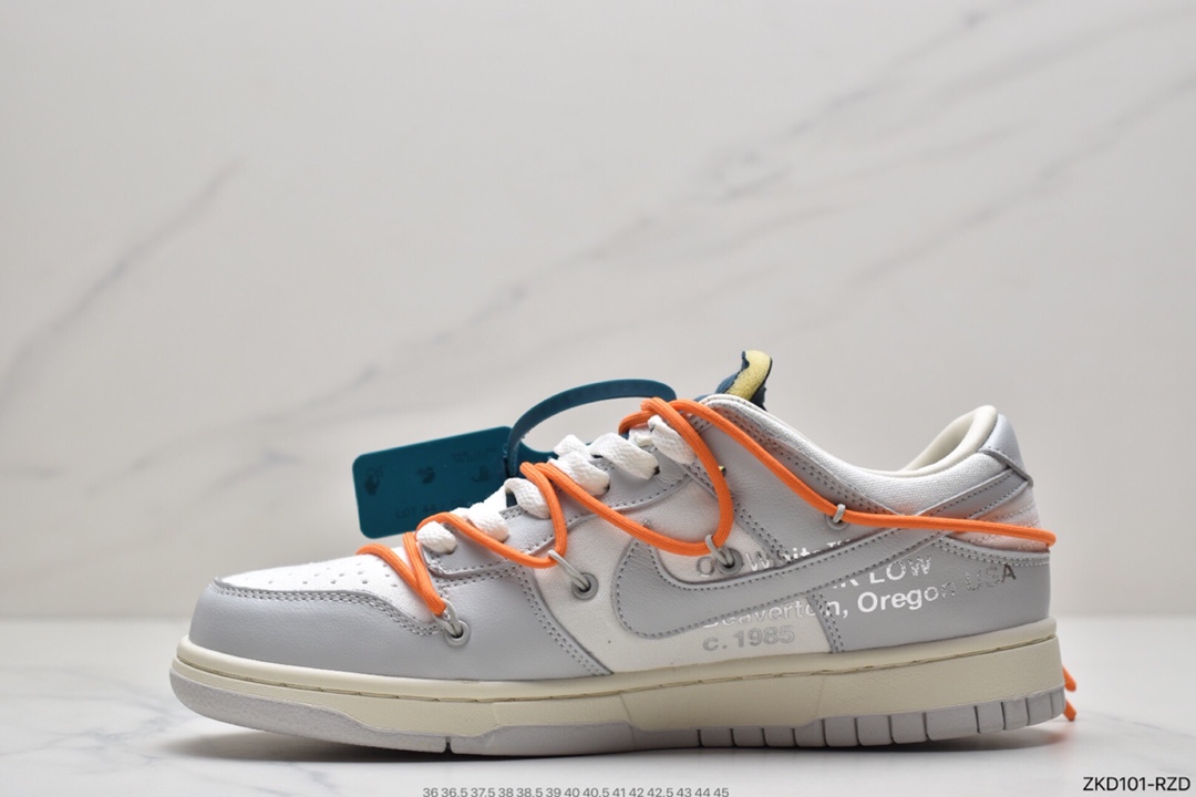 280 Off-White x Nike SB Dunk Low”The 10/50” OW灰白 扣篮板鞋 DJ0950-109