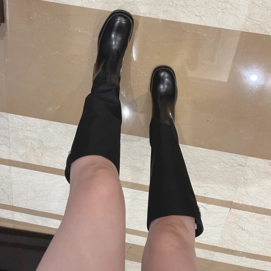 NO:543404,Light board model online foot picture 3, boots, boots19860909光板款网络上脚图3,靴子,boots,Women's Shoes