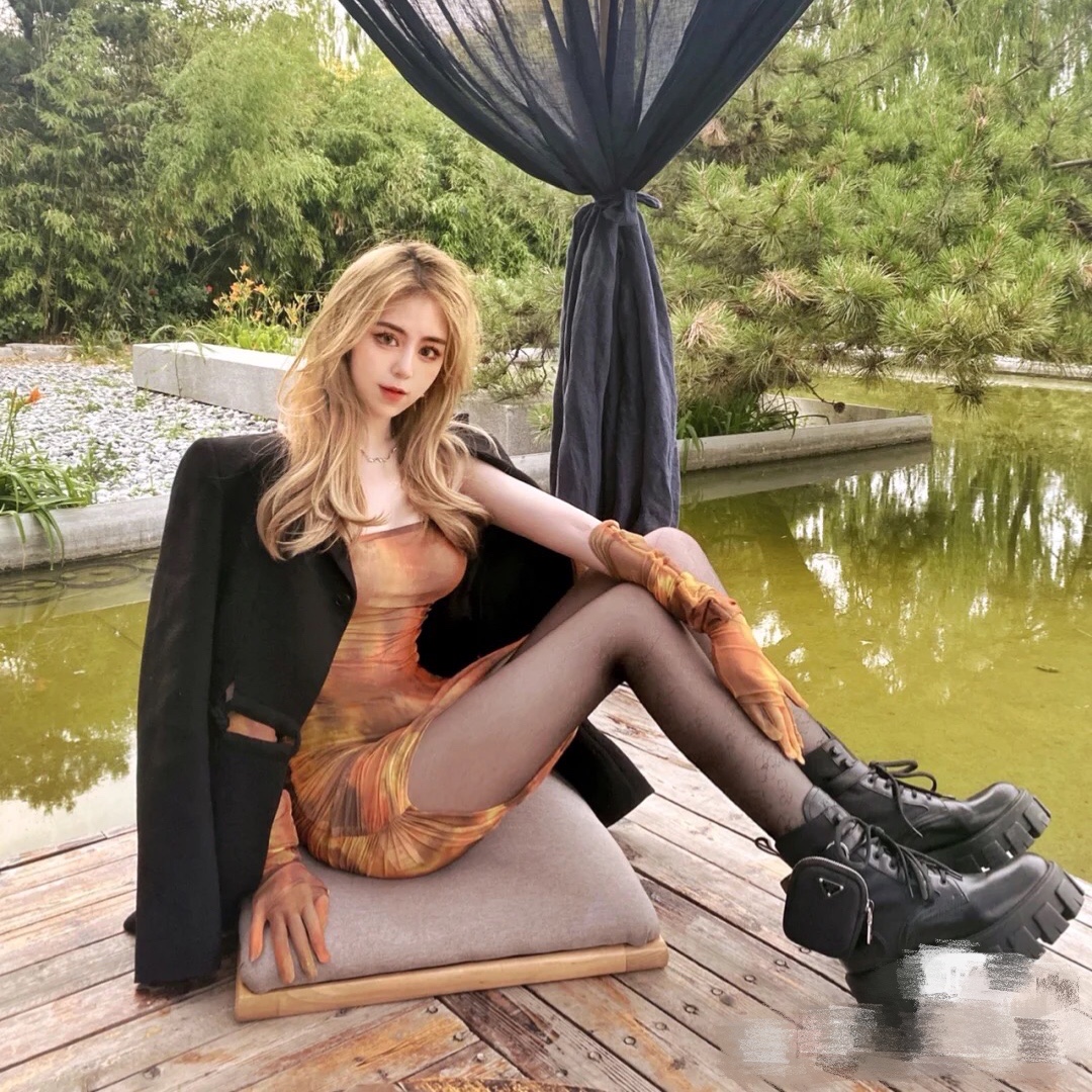 NO:543395,Various Internet celebrities put on their feet 5, boots, boots19860909各路网红上脚图5,靴子,boots,Women's Shoes