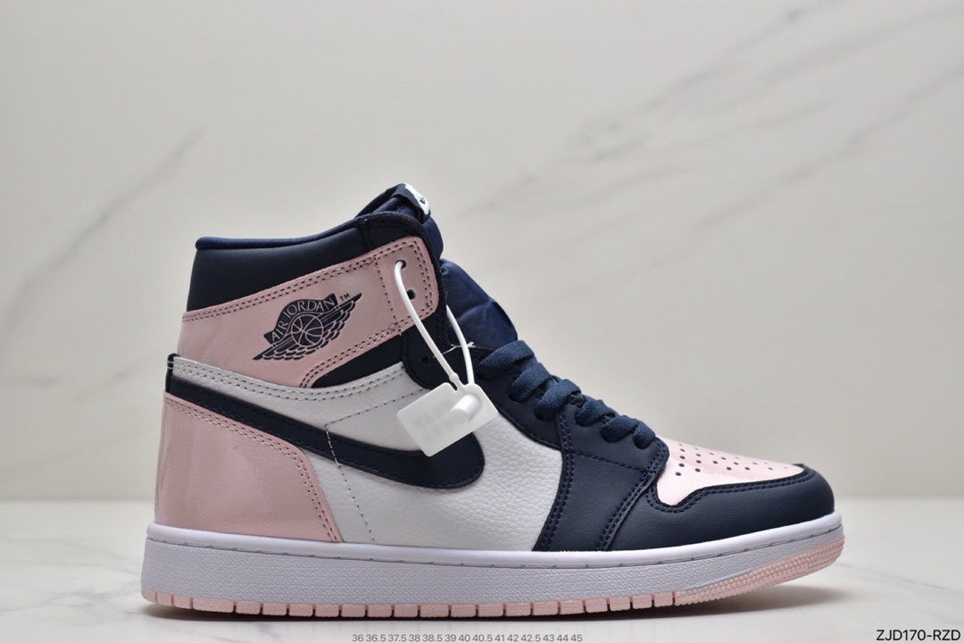 240 Air Jordan 1 ” Atmosphere ” 黑粉脚趾篮球鞋 DD9335-641