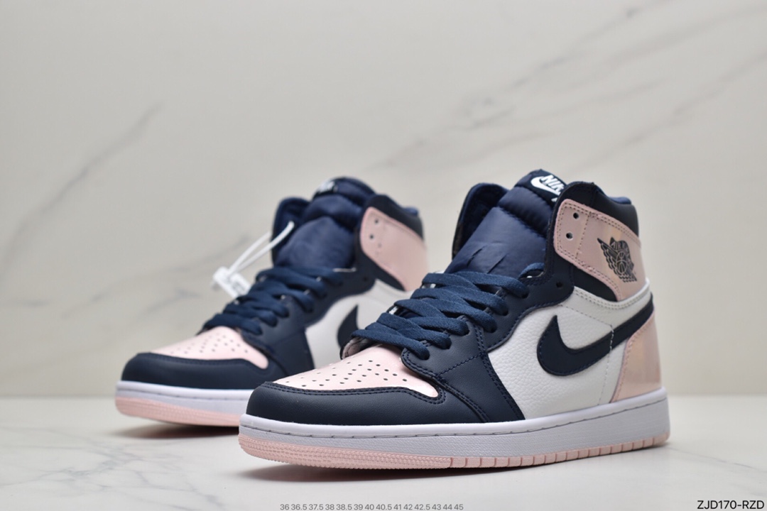 240 Air Jordan 1 ” Atmosphere ” 黑粉脚趾篮球鞋 DD9335-641