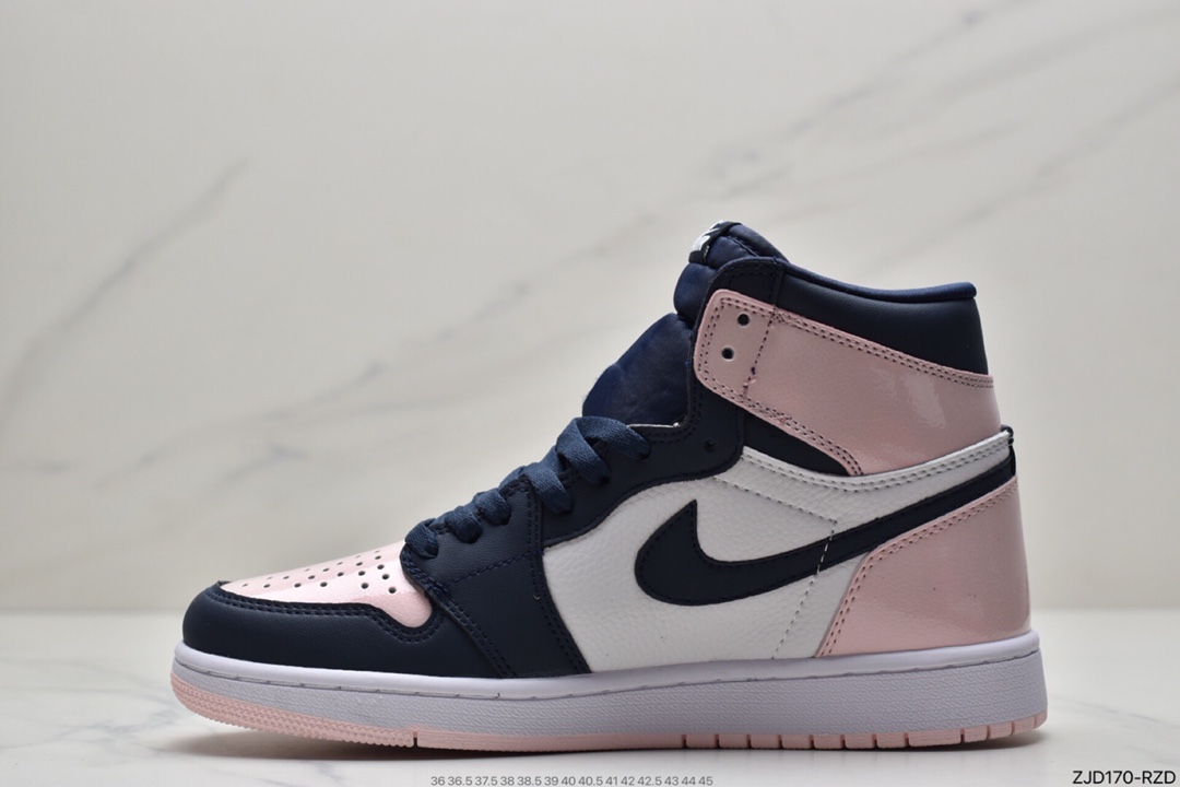 240 Air Jordan 1 ” Atmosphere ” 黑粉脚趾篮球鞋 DD9335-641