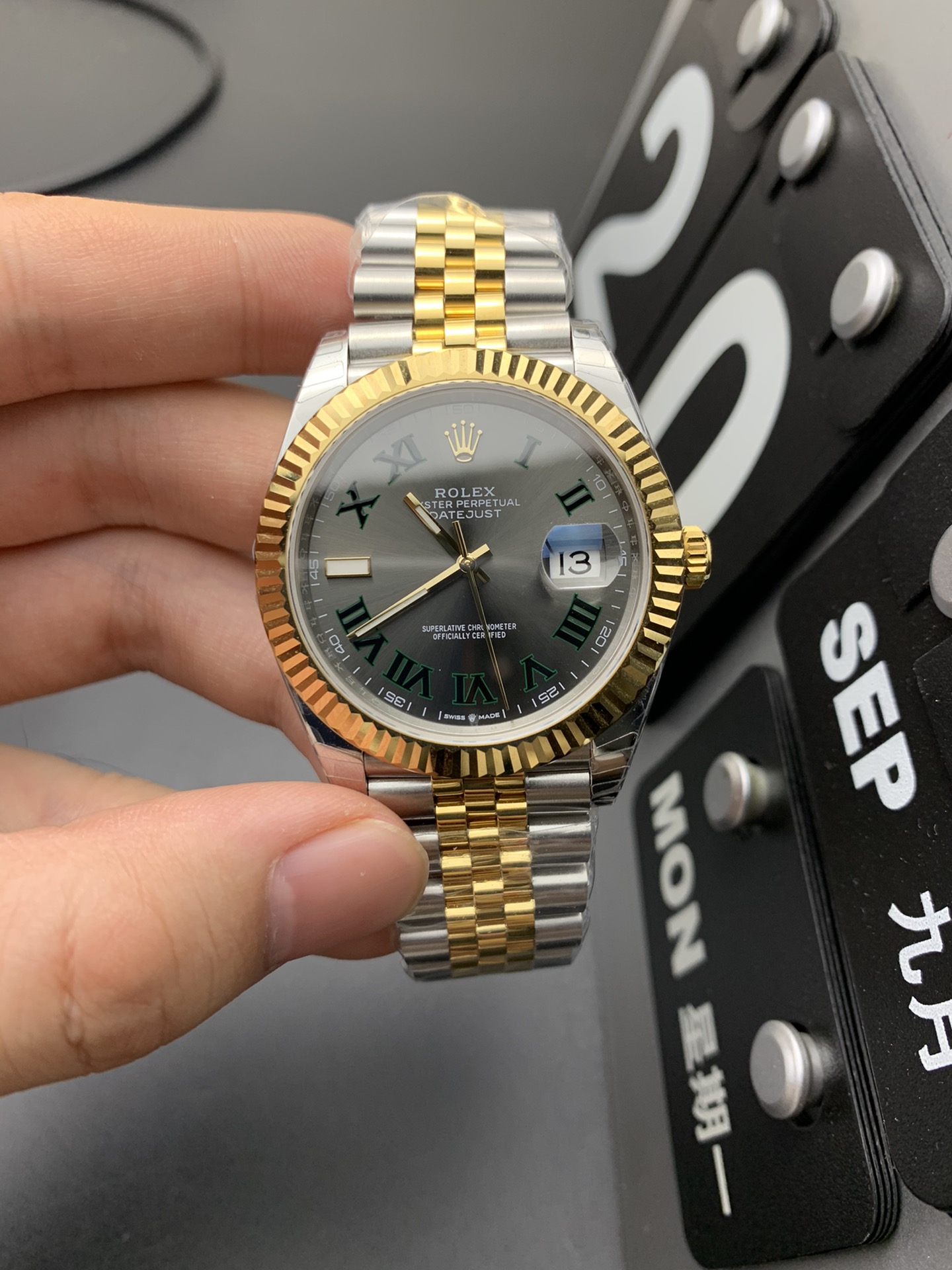 Rolex 间金绿菠萝