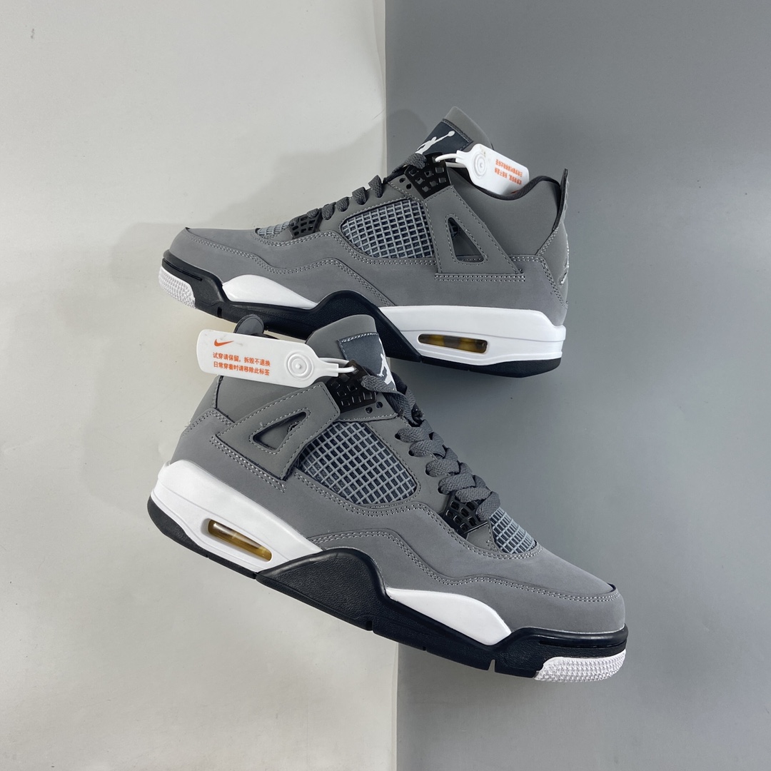 P380  Air Jordan 4 Retro ”Cool Grey” AJ4 乔4新酷灰 308497-007