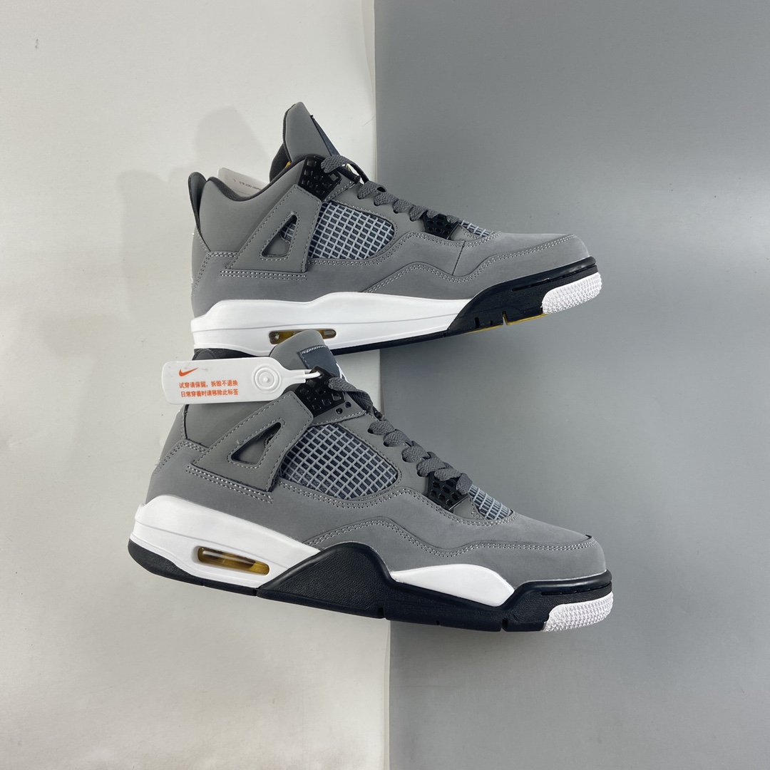 P380  Air Jordan 4 Retro ”Cool Grey” AJ4 乔4新酷灰 308497-007