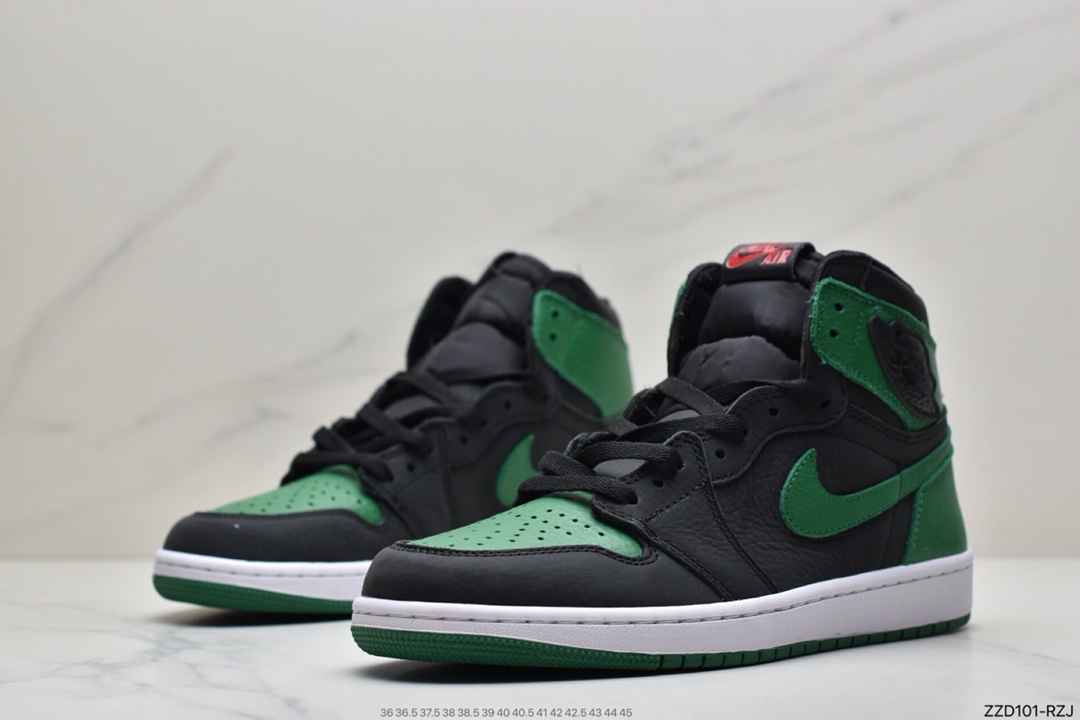 250  Air Jordan 1 Retro High OG “Pine Green”黑绿脚趾555088-030