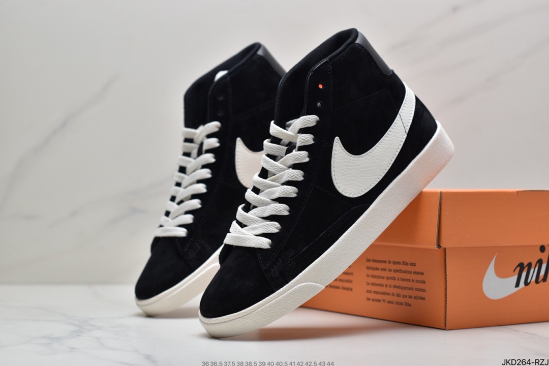 160 耐克NIKE BLAZER MID VINTAGESUEDE经典高帮休闲运动鞋 AV9376-001