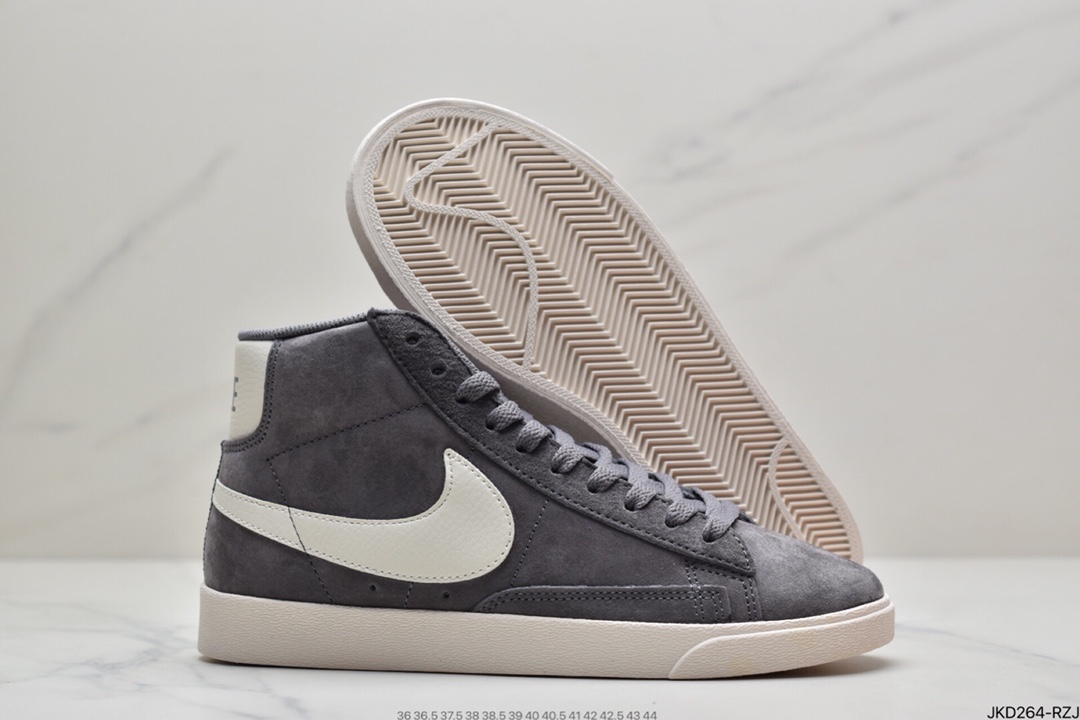 160 耐克NIKE BLAZER MID VINTAGESUEDE经典高帮休闲运动鞋 AV9376-001