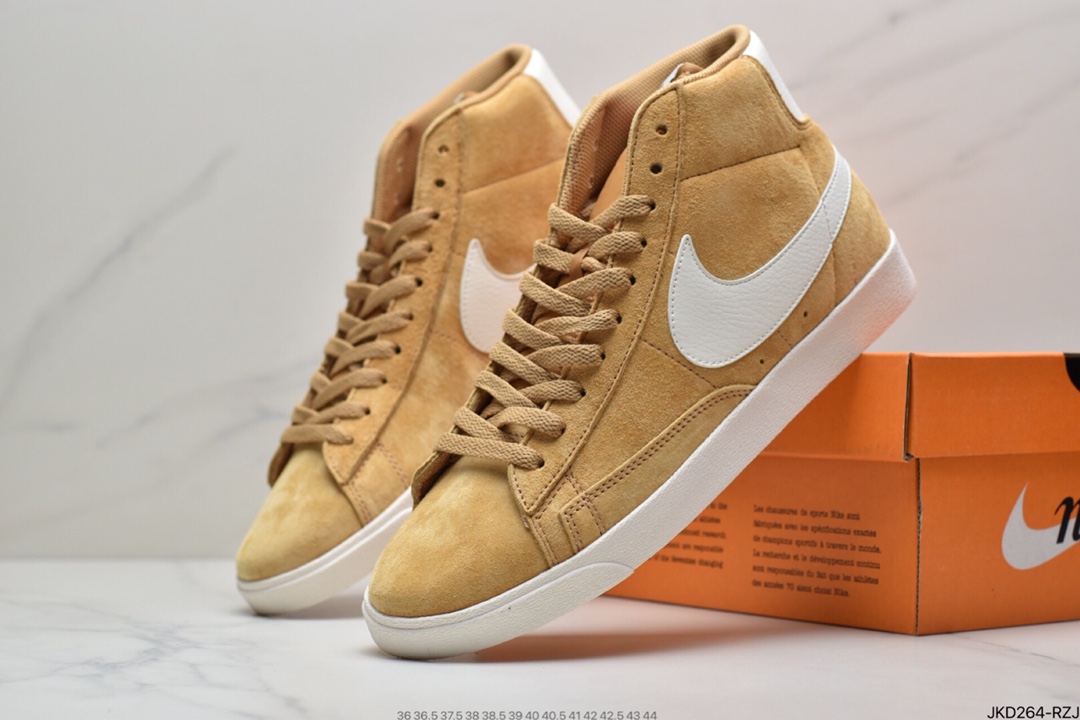 160 耐克NIKE BLAZER MID VINTAGESUEDE经典高帮休闲运动鞋 AV9376-001