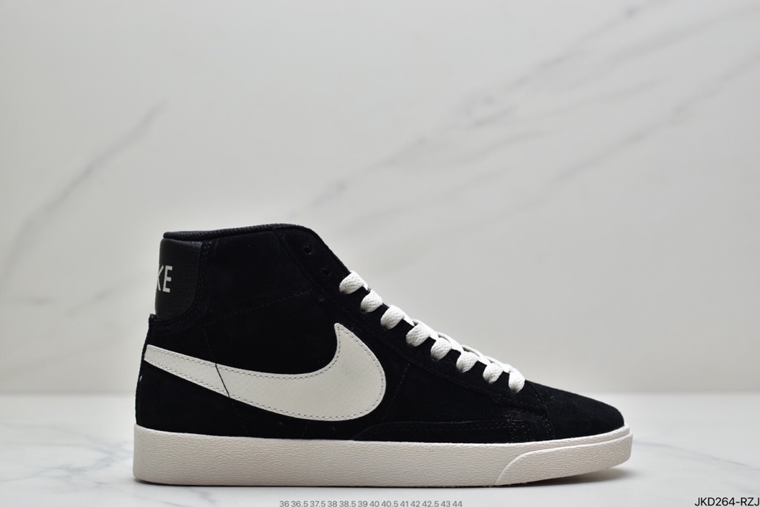 160 耐克NIKE BLAZER MID VINTAGESUEDE经典高帮休闲运动鞋 AV9376-001