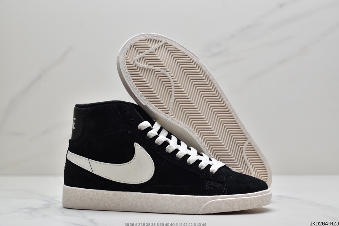 160 耐克NIKE BLAZER MID VINTAGESUEDE经典高帮休闲运动鞋 AV9376-001