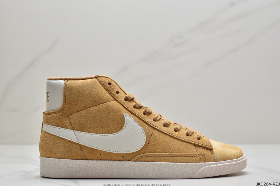 160 耐克NIKE BLAZER MID VINTAGESUEDE经典高帮休闲运动鞋 AV9376-001