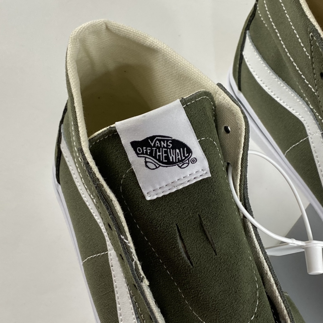 P150  Vans  Sk8 Hi 墨绿高邦休闲潮流帆布鞋 VN0A4U160FI