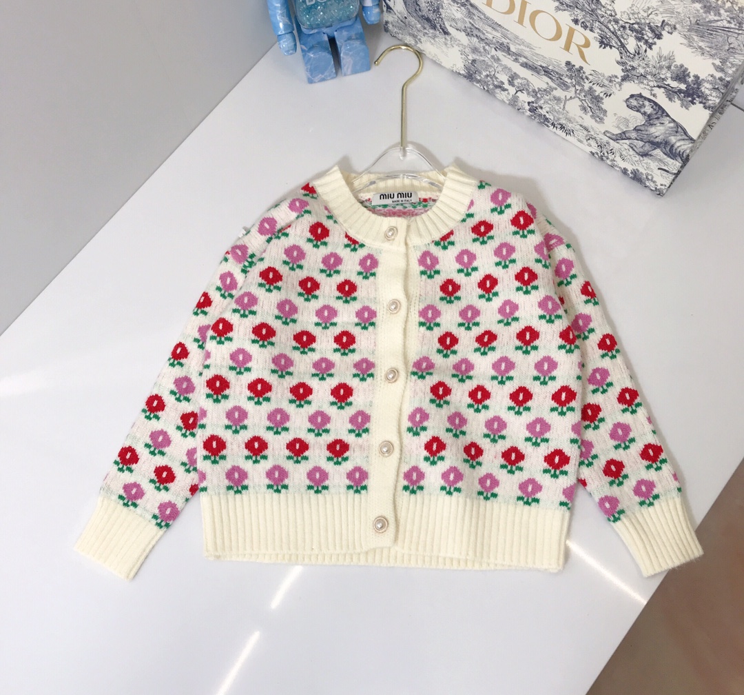 2021 New Miu Children Knit Shirt: Classic Design, Soft and High Quality. - 图片 1
