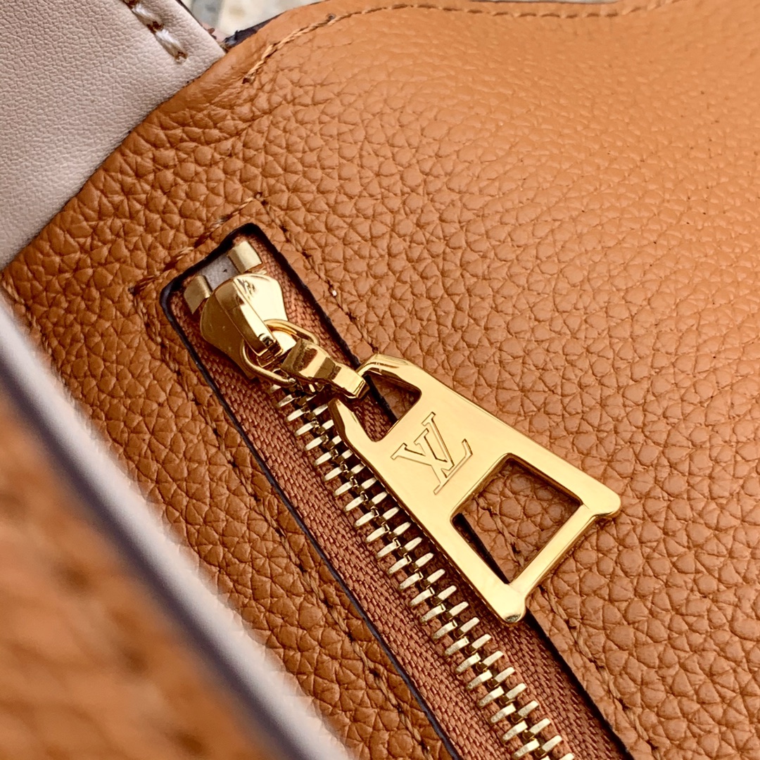 Louis Vuitton LV Pont 9 Soft 马鞍包 M58729金橘色