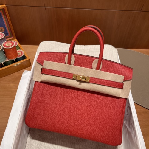 Hermès Birkin 25 Rouge de Coeur Togo Leather Handbag - Ultimate Dream Bag