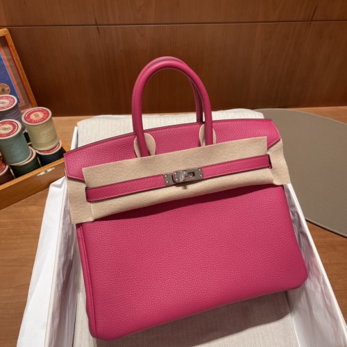 Hermès Birkin 25 Rose Tyrien Togo Leather Handbag - Dream Bag