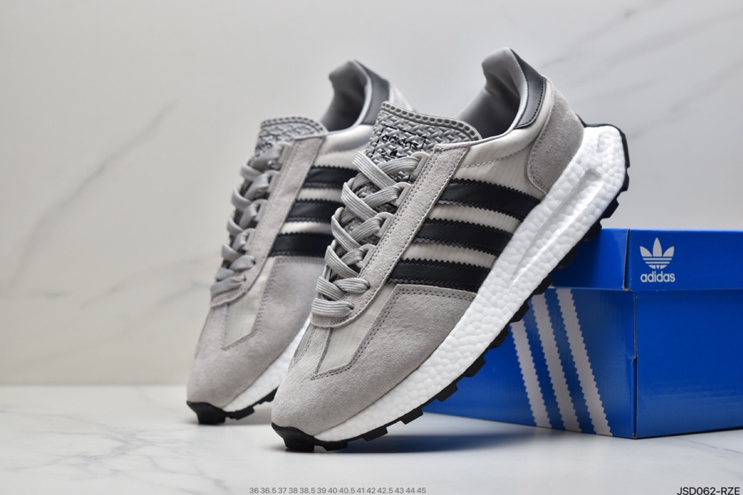 200 阿迪达斯adidas Racing 1 Boost Prototype  速度轻盈复古系列HO3078