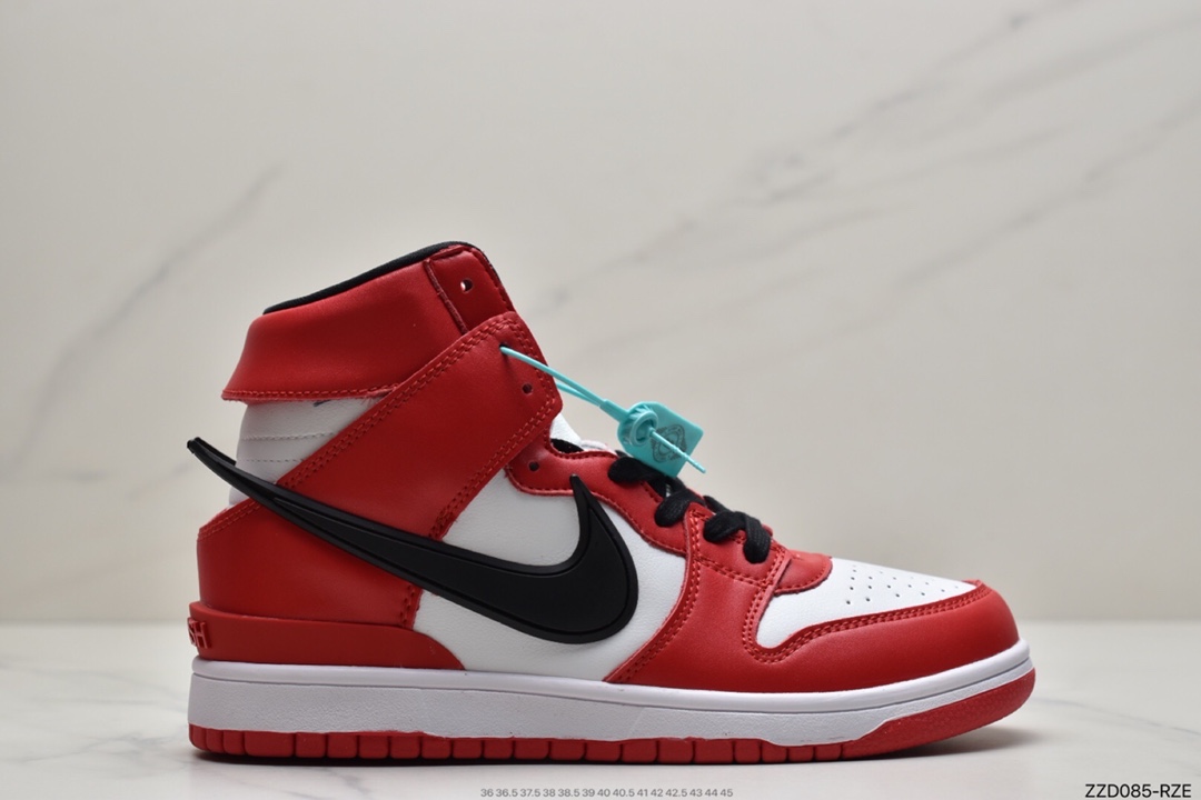 250 耐克AMBUSH x SB Dunk High SB滑板鞋高帮 CU7544-400