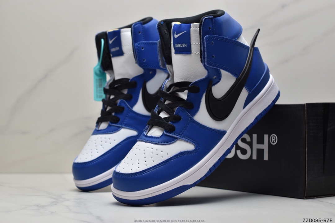 250 耐克AMBUSH x SB Dunk High SB滑板鞋高帮 CU7544-400