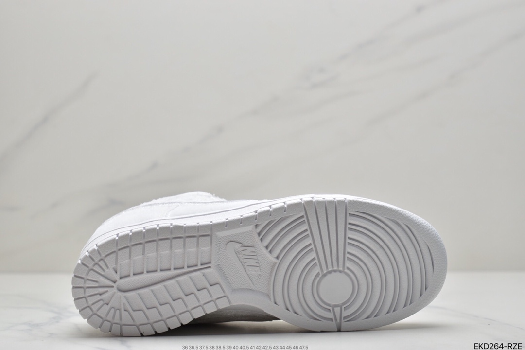 380 耐克DSM x NIKE Dunk Low 天鹅绒白扣篮系列复古休闲滑板鞋 DH2686-100