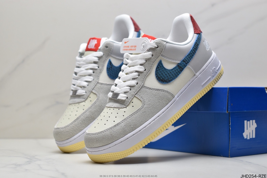 190 耐克 Nike Air Force1MID 07 米白蛇纹 DM8461-001