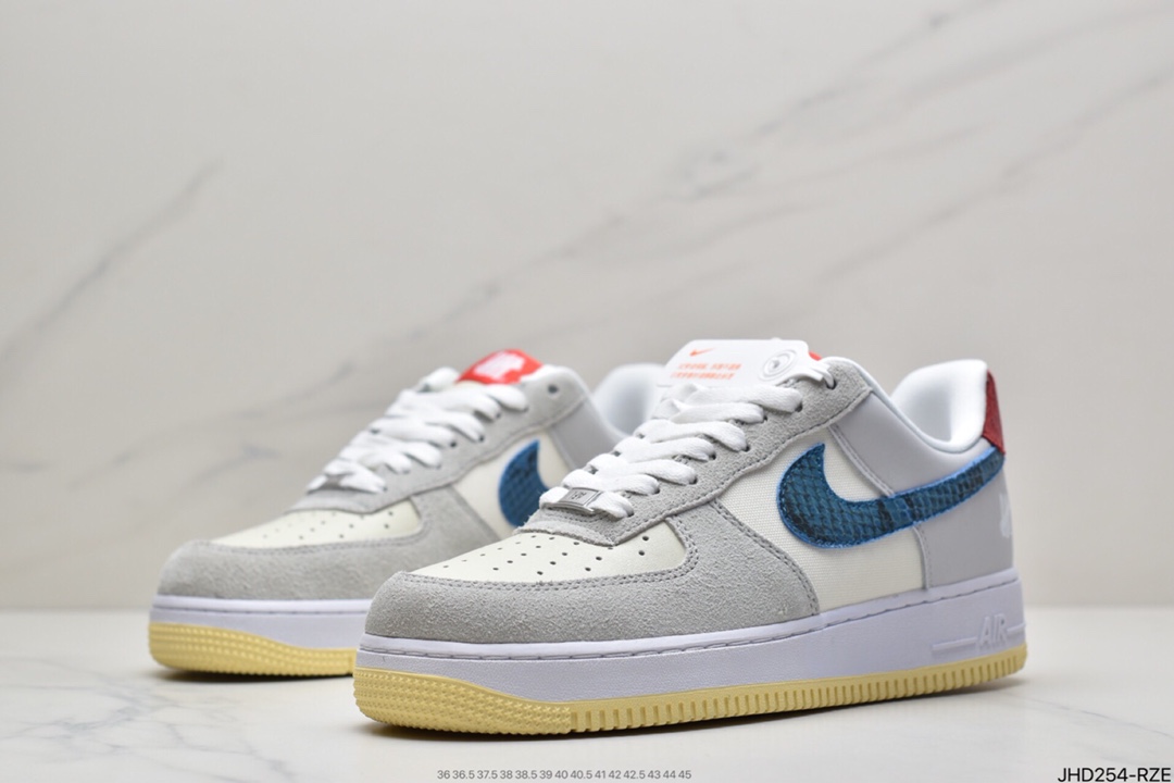 190 耐克 Nike Air Force1MID 07 米白蛇纹 DM8461-001