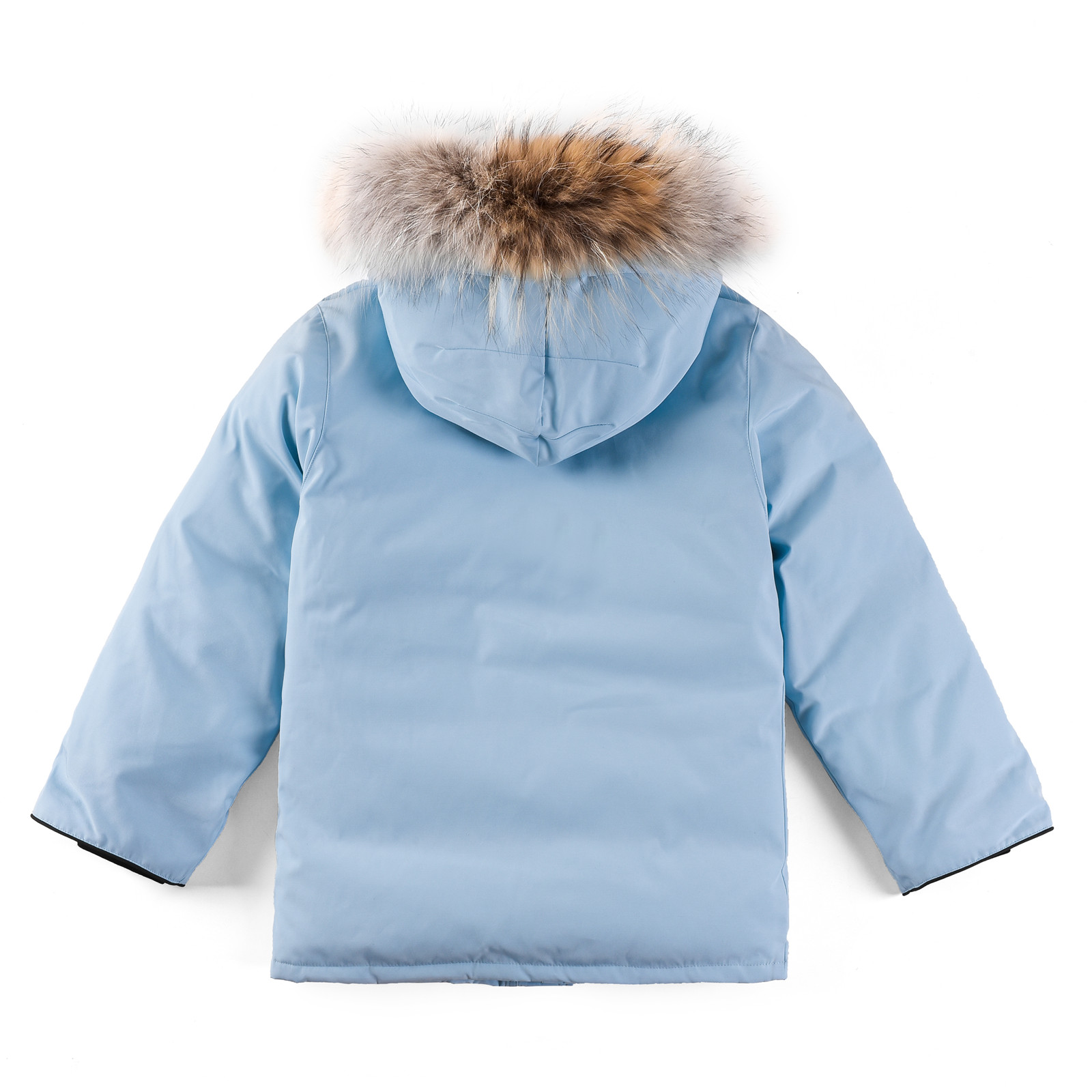 图片[2]-💰💰特价福利 Canada goose/加拿大鹅 4565Y 青少年版 Expedition远征款C08童装派克大衣羽绒服，正品原衣开版，辅料全部原厂定制 💯面料防风防水 保宝宝一个冬天温暖 💯羽绒同步正品白鸭绒 蓬松不成团 电控充绒机充绒 💯拉链定制正品YKK军用级拉链头 高硬度不卡顿 💯毛领采购加拿大西部郊狼皮原版定制 💯做工走线全部由十年以上工龄工人把控 必须横平竖直 拒绝歪歪扭扭 内里走线密度更加考究 随意对比 💯大鹅标 领标 水洗标 吊牌 拉链绳 口袋标 后背标 领口绒 粘扣 袖口所有细节同步正品更新 最好版本 尺码：110-160码-选品中心