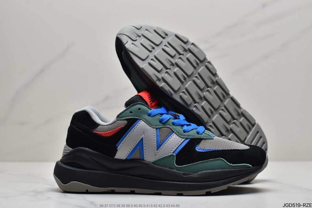 180 New Balance M5740系列复古老爹风休闲运动慢跑鞋“黑午夜蓝银灰白粉”W5740TA