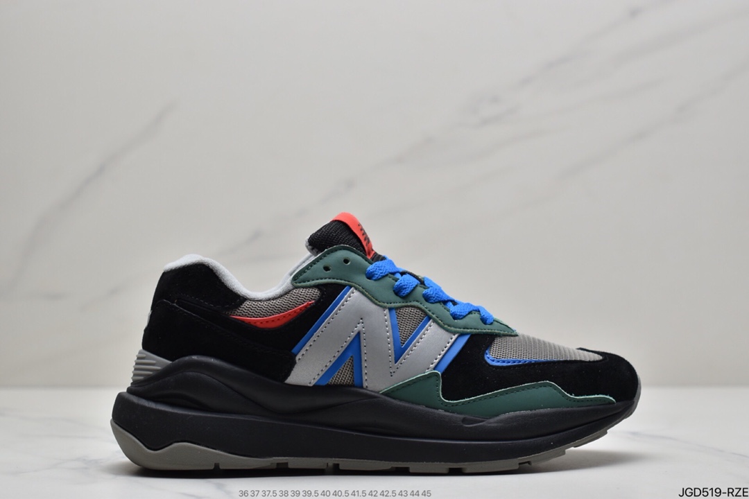 180 New Balance M5740系列复古老爹风休闲运动慢跑鞋“黑午夜蓝银灰白粉”W5740TA