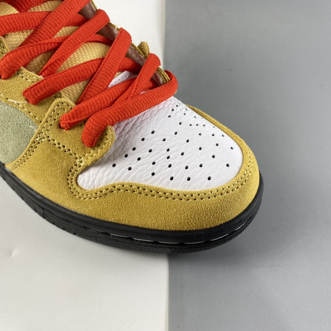 P320  Color Skates x NIKE SB Dunk High 烤肉卷饼 黄棕红 CZ2205-700