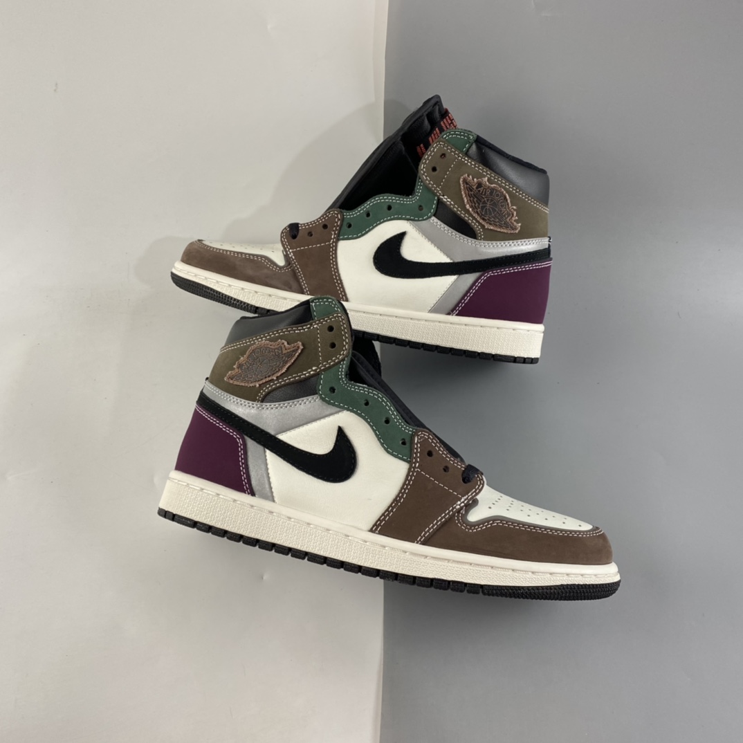P280  Air Jordan AJ1 High OG ”Hand Crafted” 摩卡彩色拼接 DH3097-001