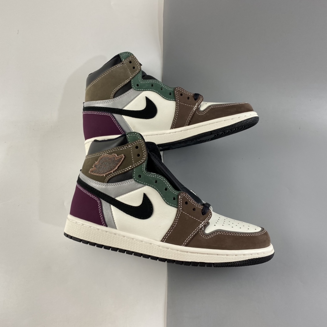 P280  Air Jordan AJ1 High OG ”Hand Crafted” 摩卡彩色拼接 DH3097-001