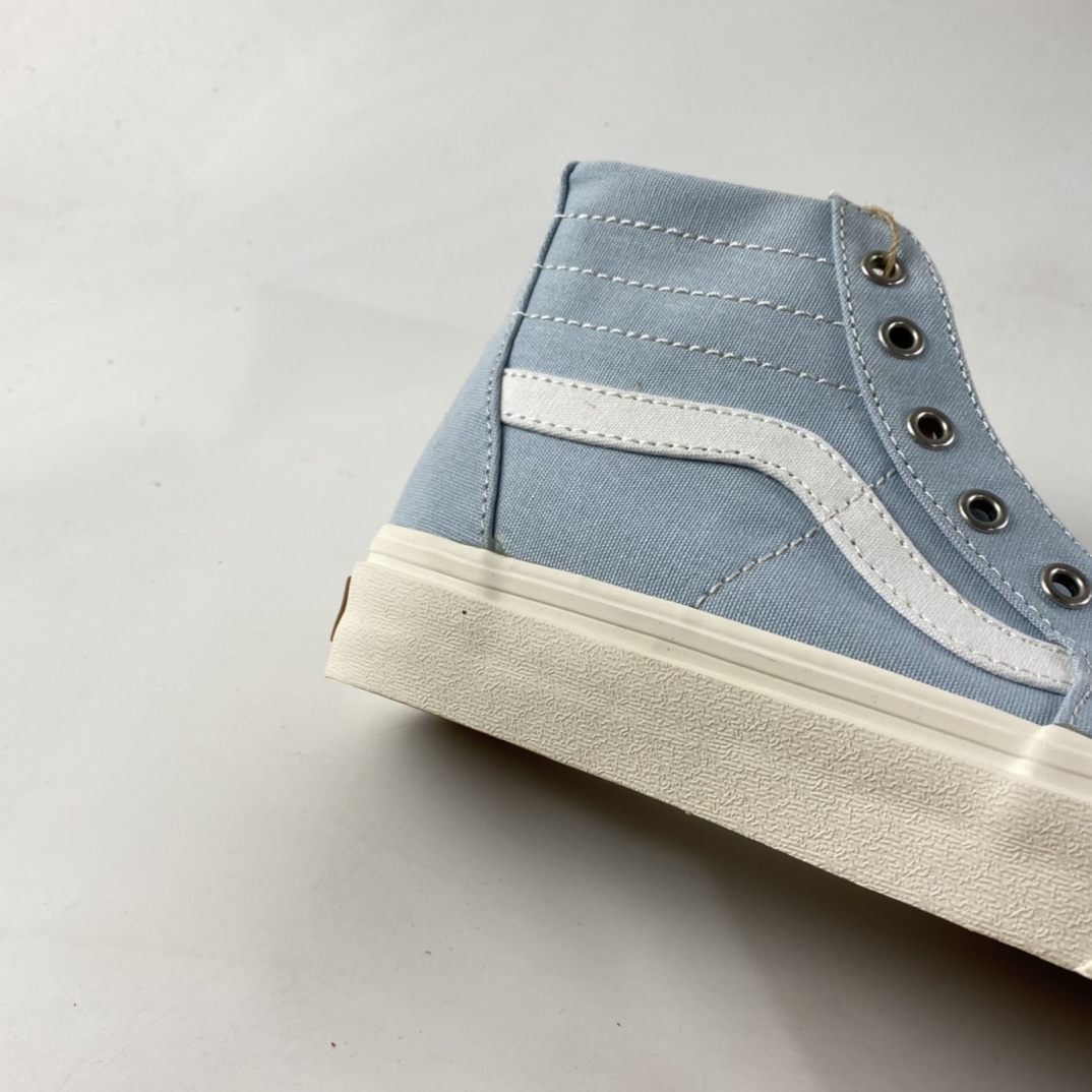 P140  VANS SK8-HI 范斯浅蓝环保系列淡蓝色高帮帆布鞋男女鞋板鞋休闲鞋VN0A4U169FR