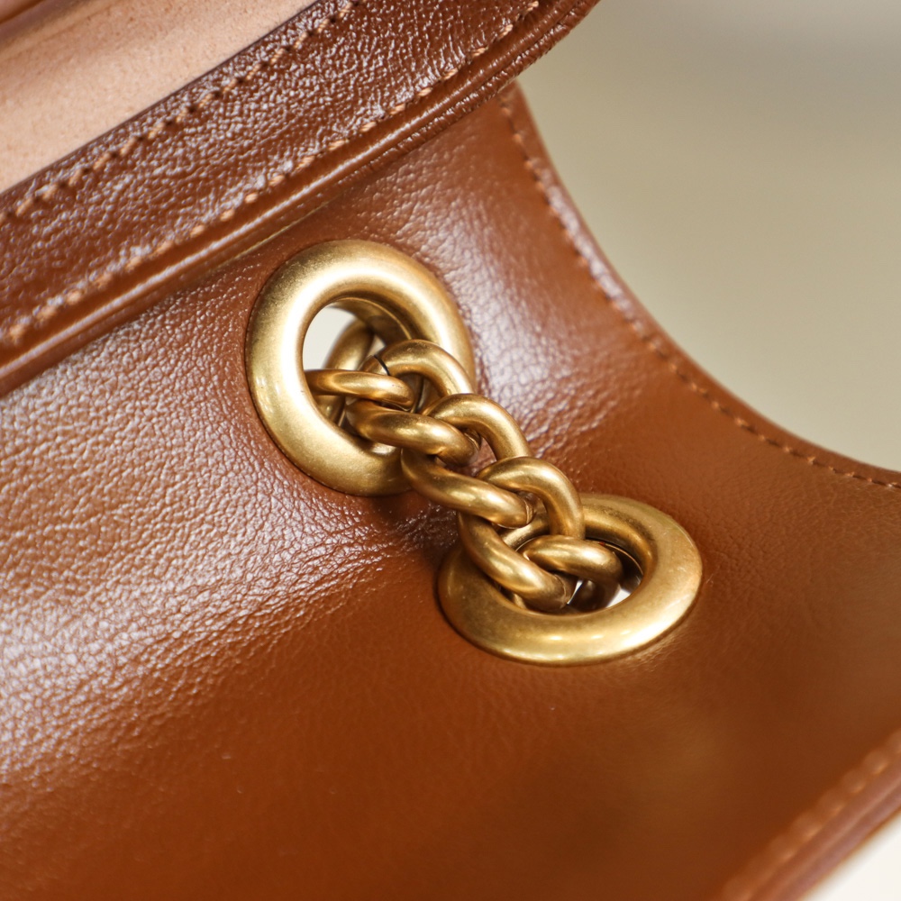 Gucci GG Marmont mini matelassé shoulder bag 446744 0OLFT 2535