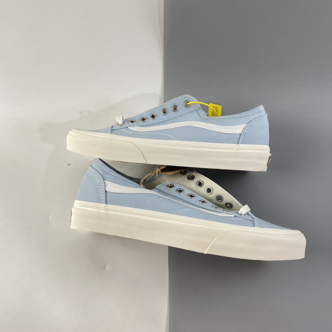 P140  VANS Style 36 ECO THEORY 范斯淡蓝色低帮男女鞋休闲板鞋VN0A54F49FR