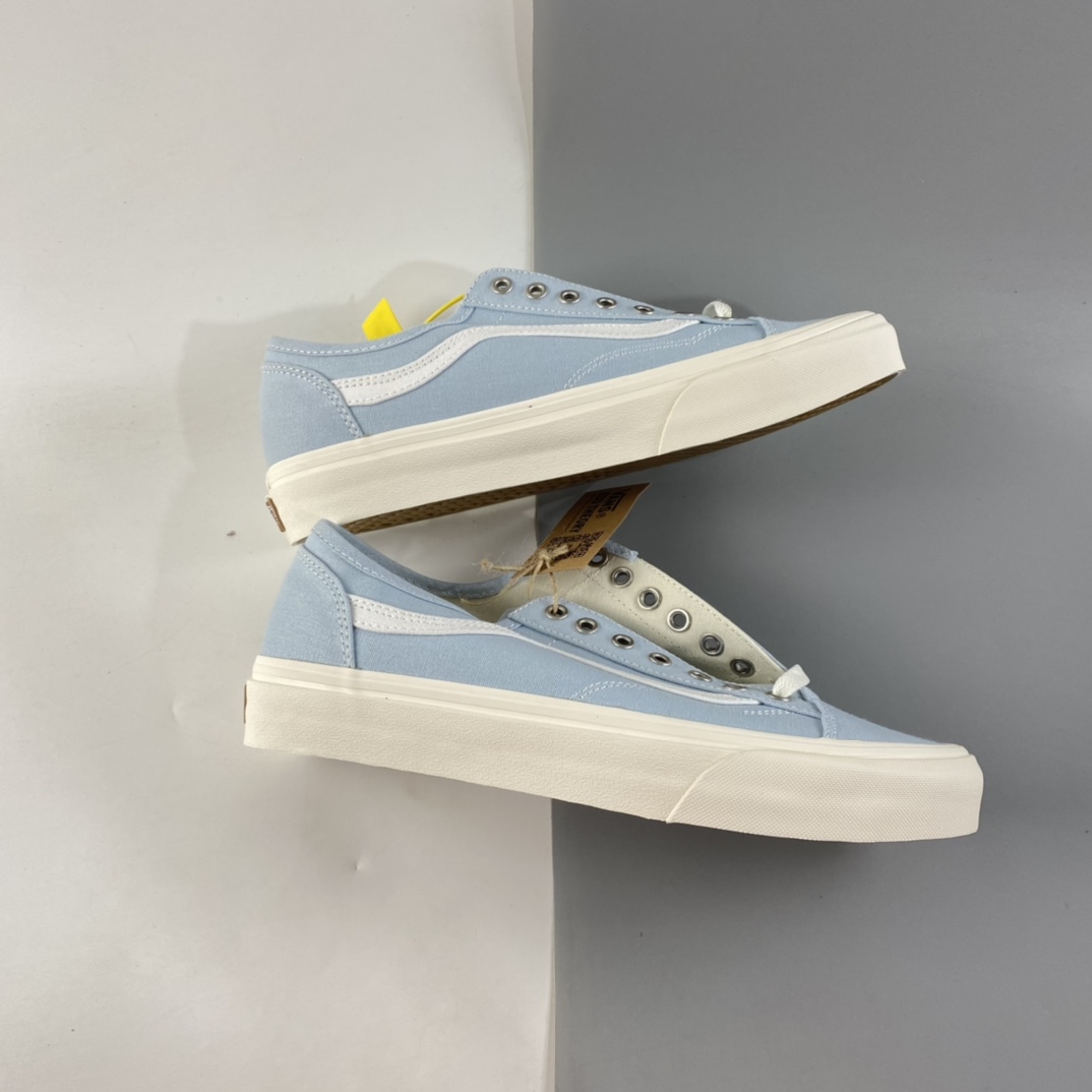 P140  VANS Style 36 ECO THEORY 范斯淡蓝色低帮男女鞋休闲板鞋VN0A54F49FR