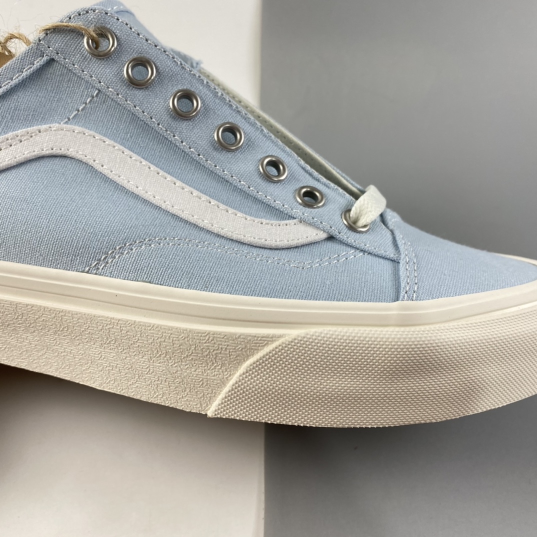 P140  VANS Style 36 ECO THEORY 范斯淡蓝色低帮男女鞋休闲板鞋VN0A54F49FR