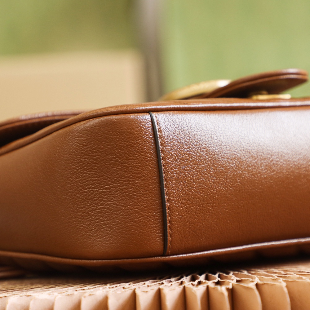 Gucci GG Marmont small matelassé shoulder bag 443497 0OLFT 2535