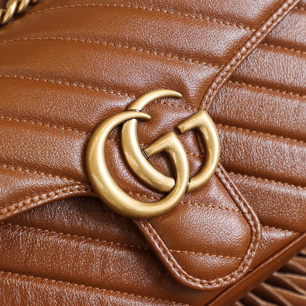 Gucci GG Marmont small matelassé shoulder bag 443497 0OLFT 2535