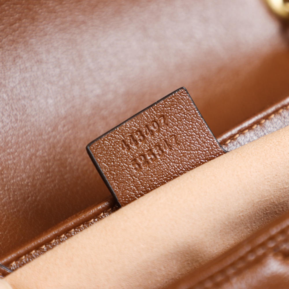 Gucci GG Marmont small matelassé shoulder bag 443497 0OLFT 2535