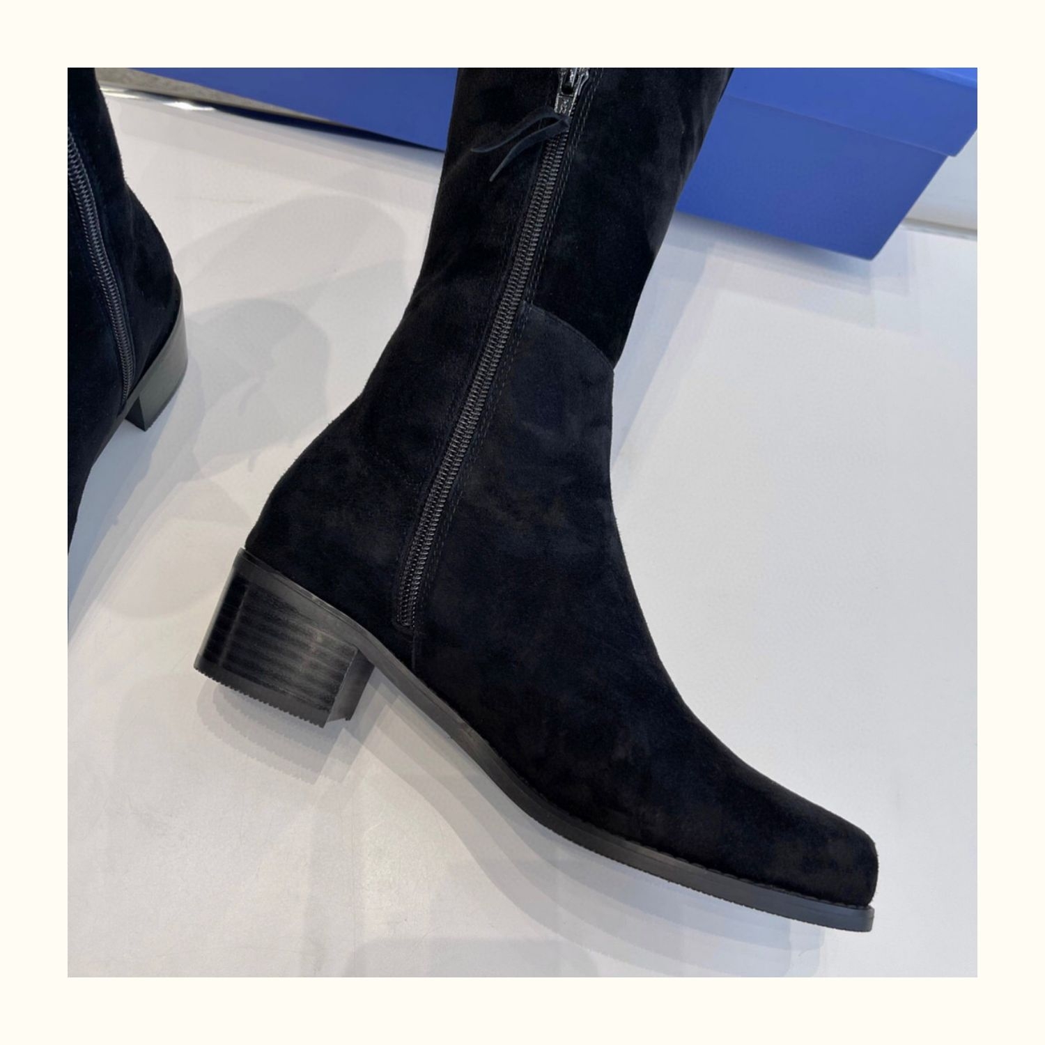 Angelababy Rocks STUART WEITZMAN’s New 5050 Chili Boots: Stunning Over-the-Knee Style! - 图片 5