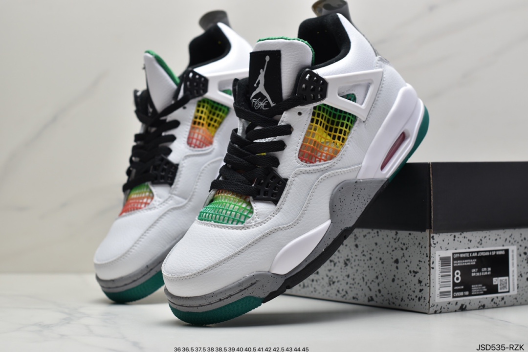 200  Air Jordan 4  “Bright Crimson” 热熔岩308497-116