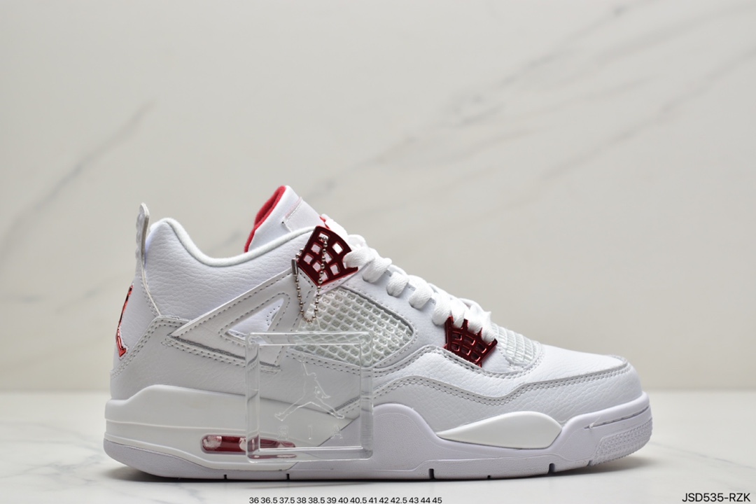 200  Air Jordan 4  “Bright Crimson” 热熔岩308497-116