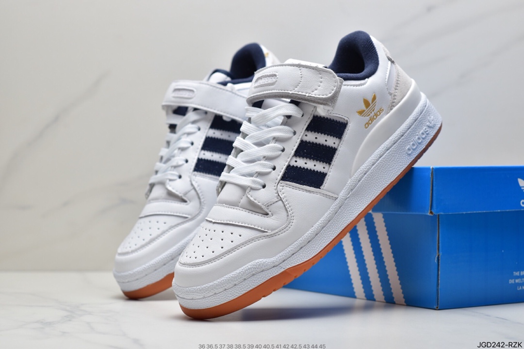 190 Adidas Forum 84 Low OG “Bright Blue” 白蓝 低帮百搭潮流休闲运动板鞋S23764