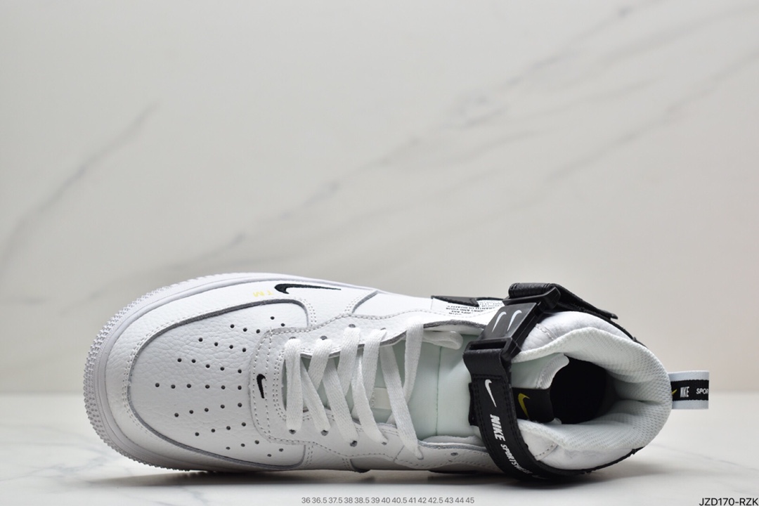 140 耐克Nike Air Force 1 ′07 Low Premium”White/Black” 板鞋804609