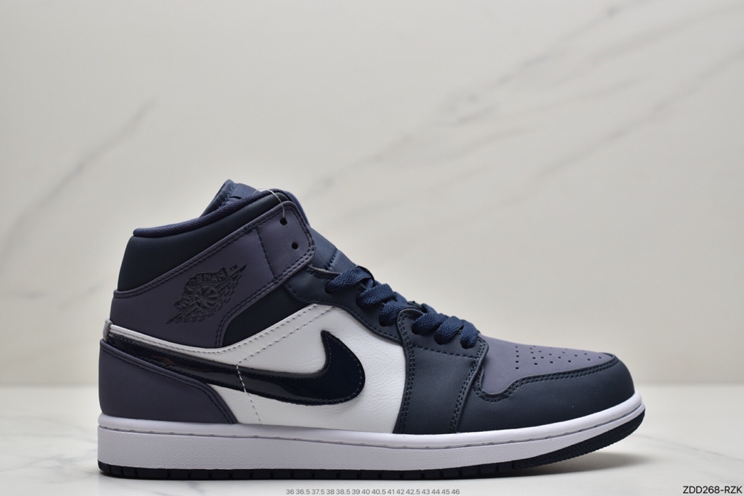 230 Air Jordan 1 Mid ”Obsidian”黑曜石 乔一中邦 554724-174