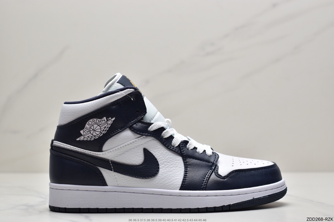 230 Air Jordan 1 Mid ”Obsidian”黑曜石 乔一中邦 554724-174