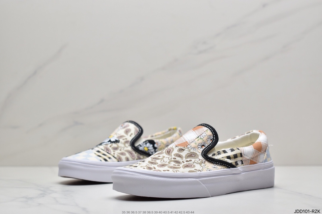 120 万斯Vans Og Classic Slip-On 帆布硫化懒人一脚蹬低帮滑板鞋